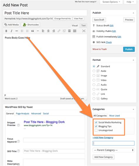 Assigning of a post .